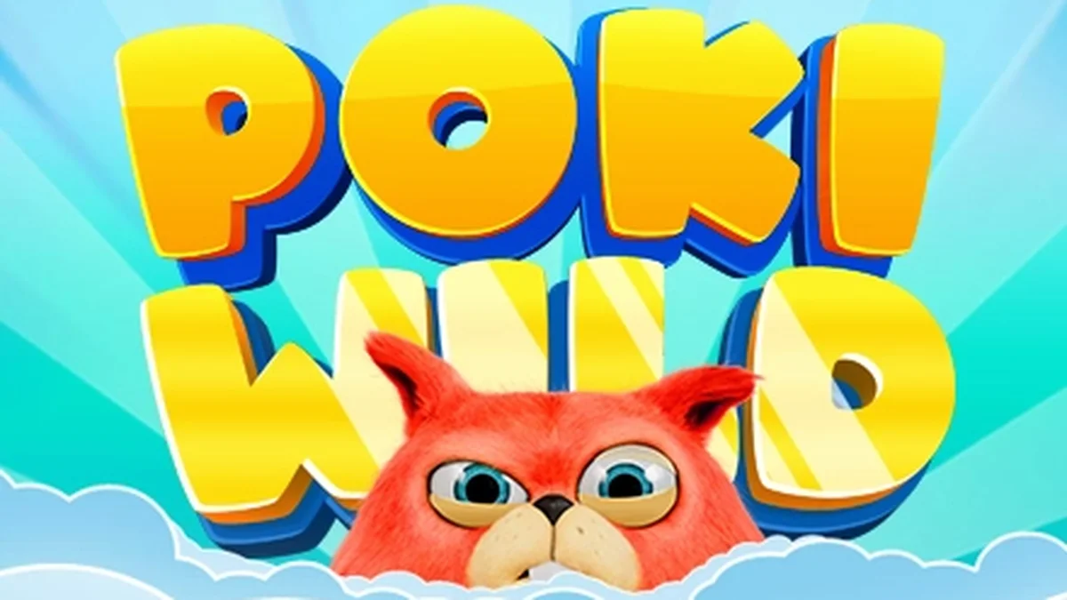 Tampilan visual slot Poki Wild yang ceria